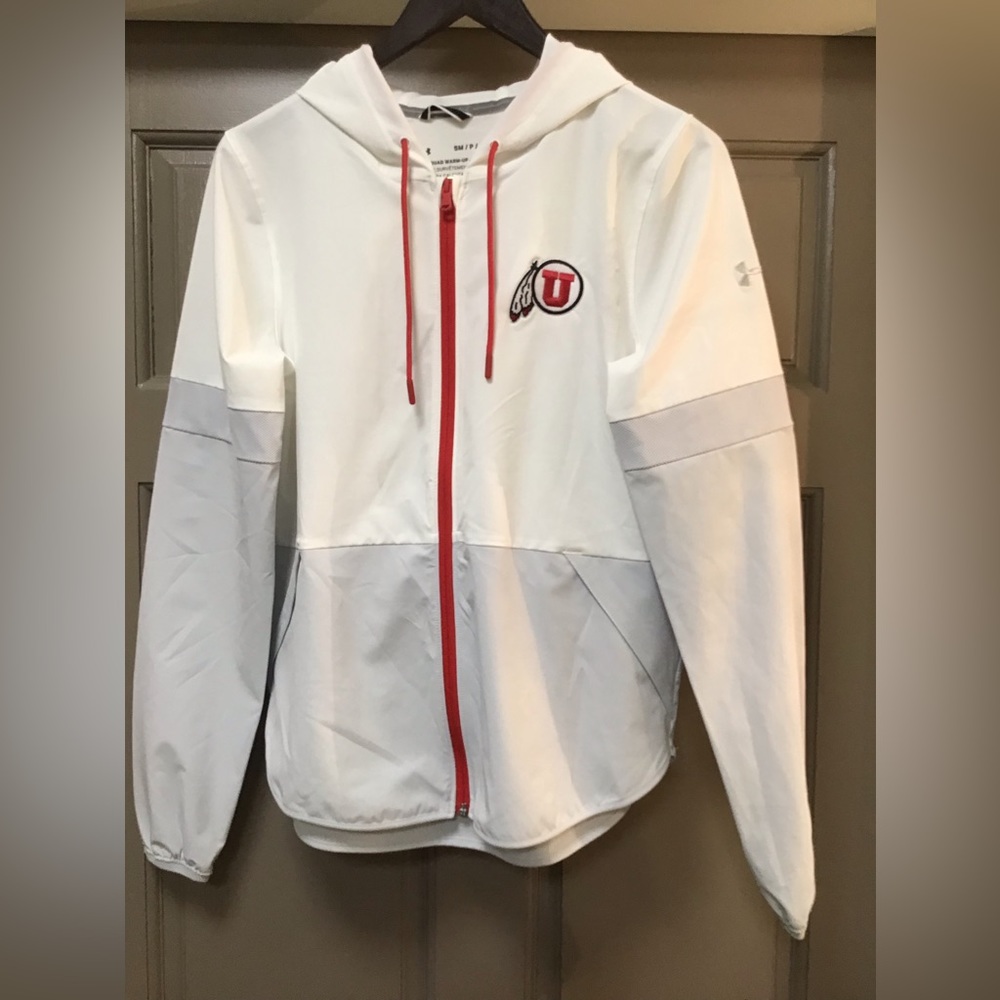 Utah Utes UA Squad Warm Up Jacket